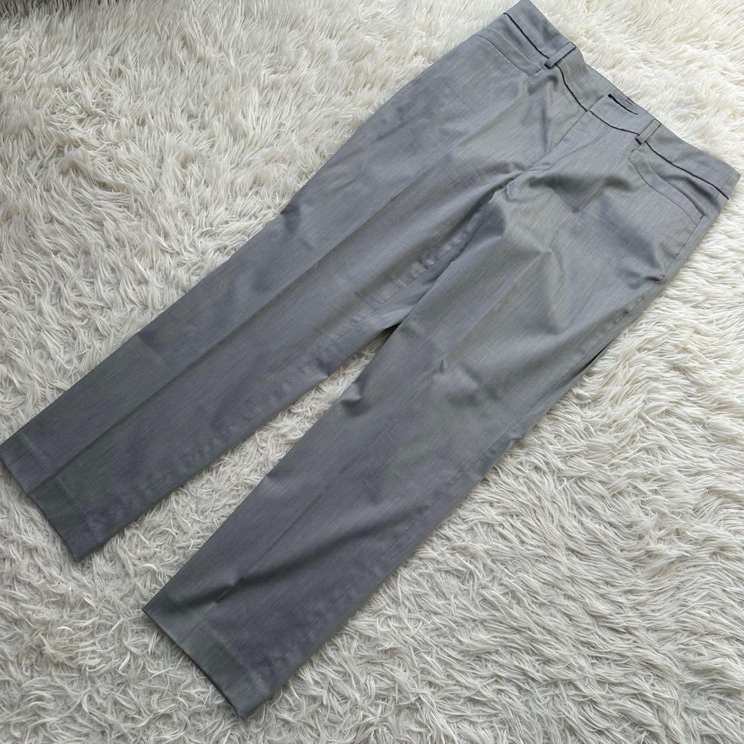 美品✨23区　パンツスーツ　グレー　ストレッチ　大きいサイズ　セレモニー　44