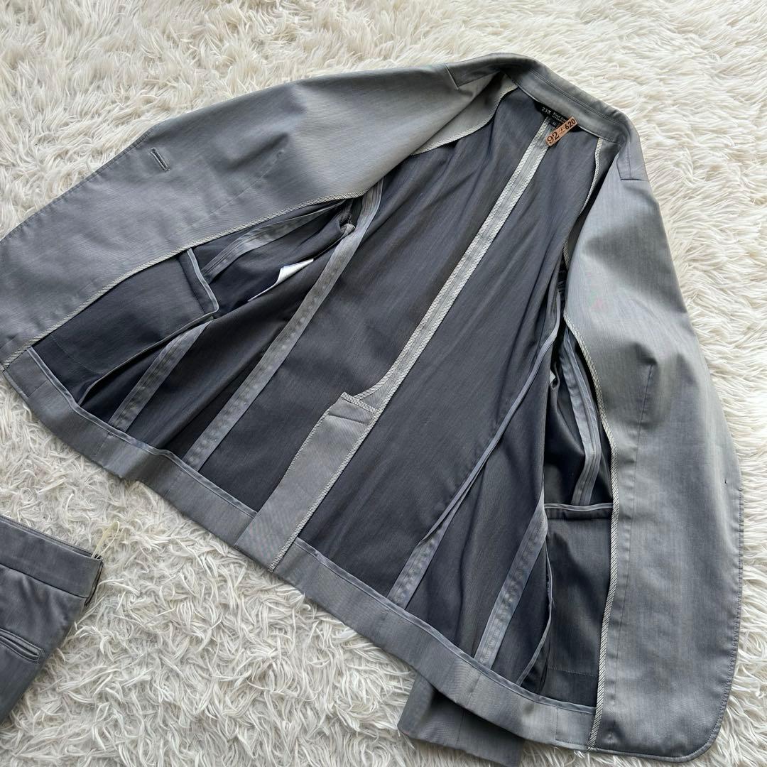 美品✨23区　パンツスーツ　グレー　ストレッチ　大きいサイズ　セレモニー　44