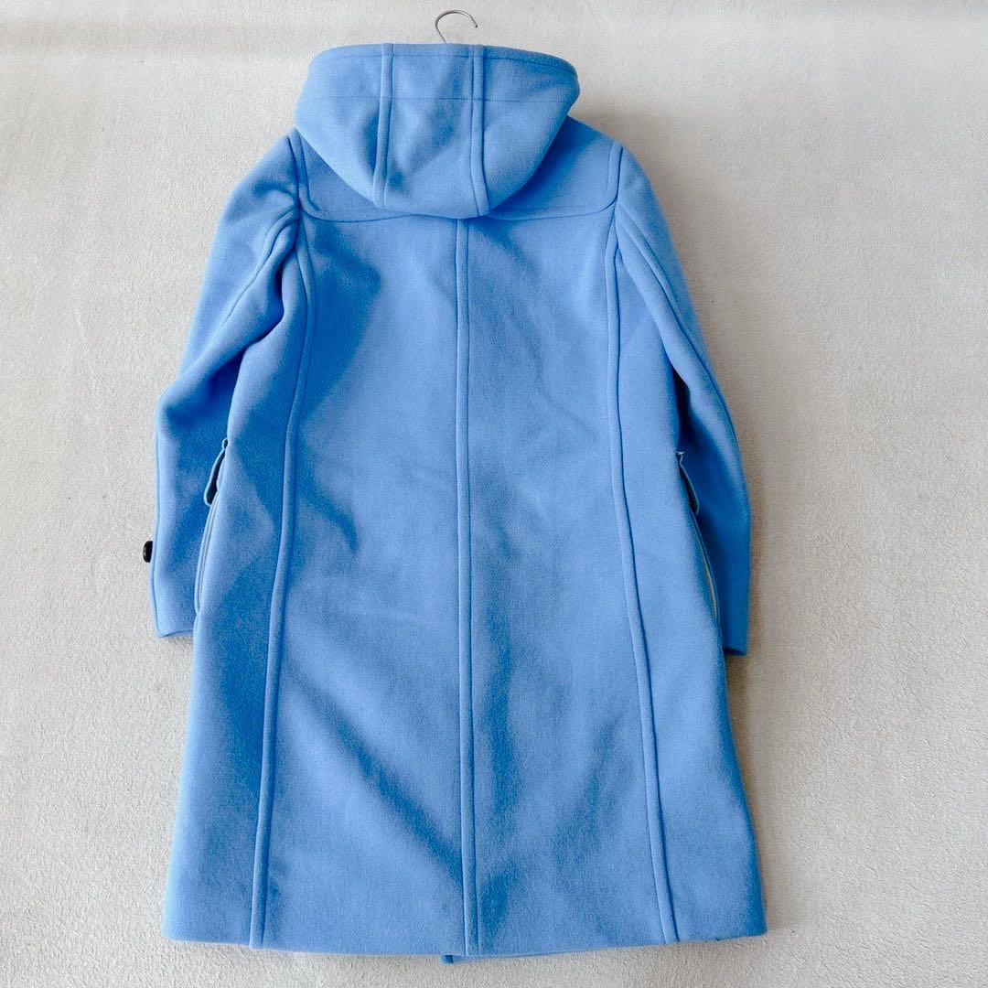 定番✨グリーンレーベルリラクシング　ダッフル ロング コート　コバルトブルー　L