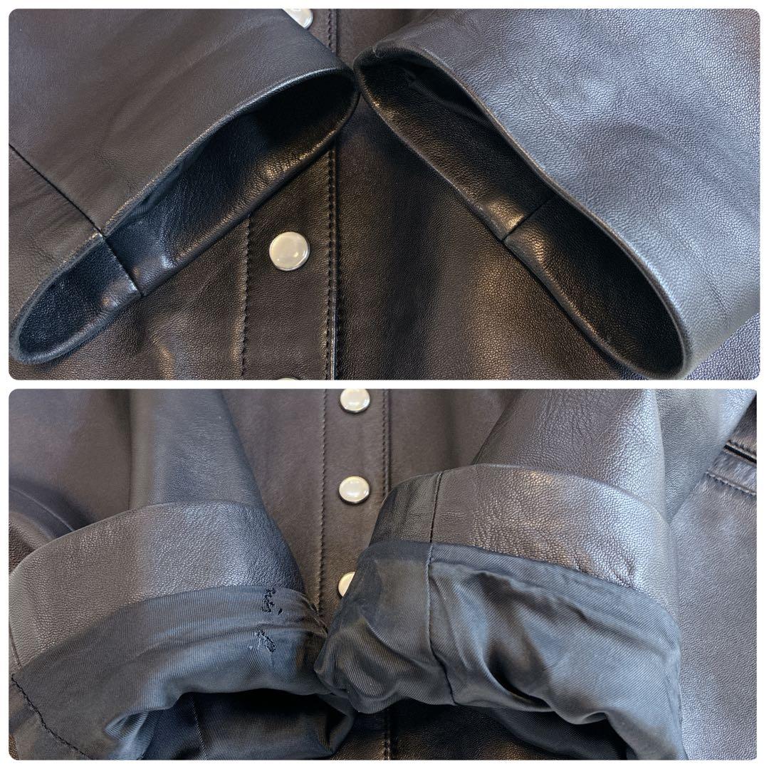 yukichaa　アニエスベー ラムスキン カーディガン プレッション