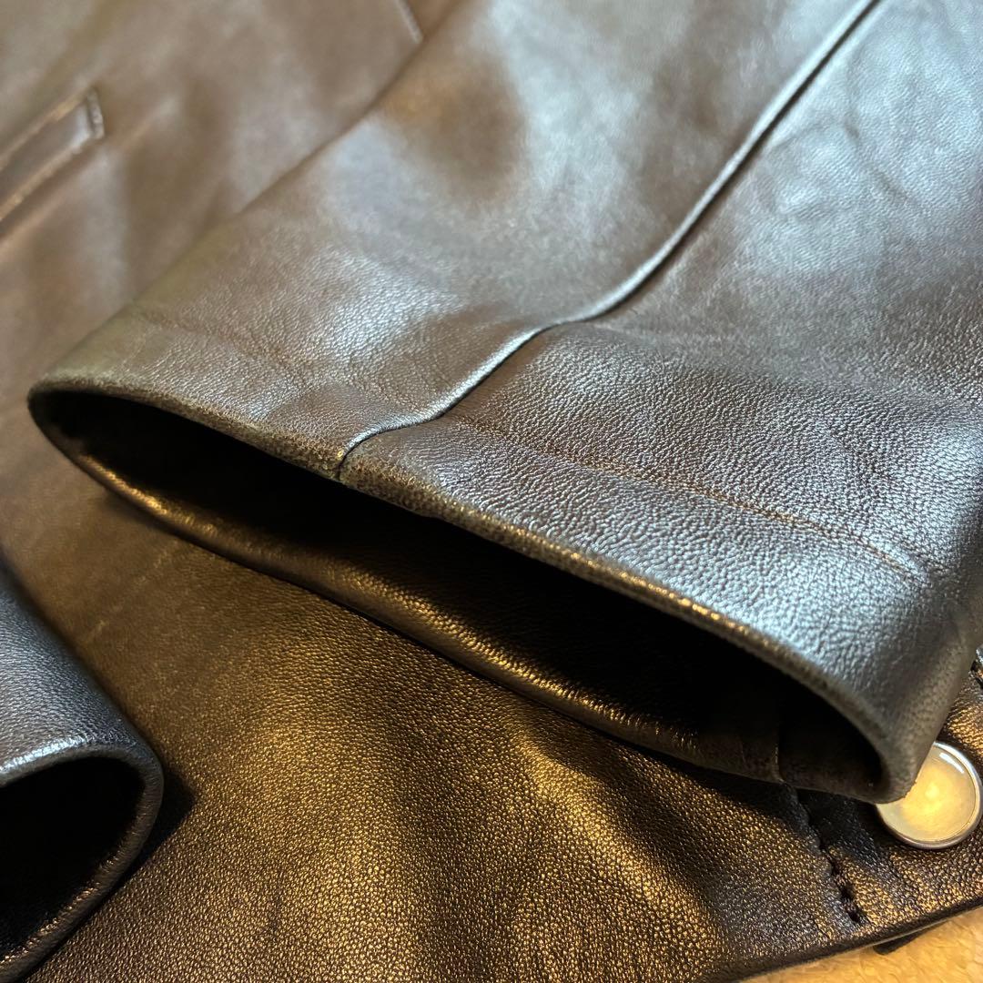 yukichaa　アニエスベー ラムスキン カーディガン プレッション