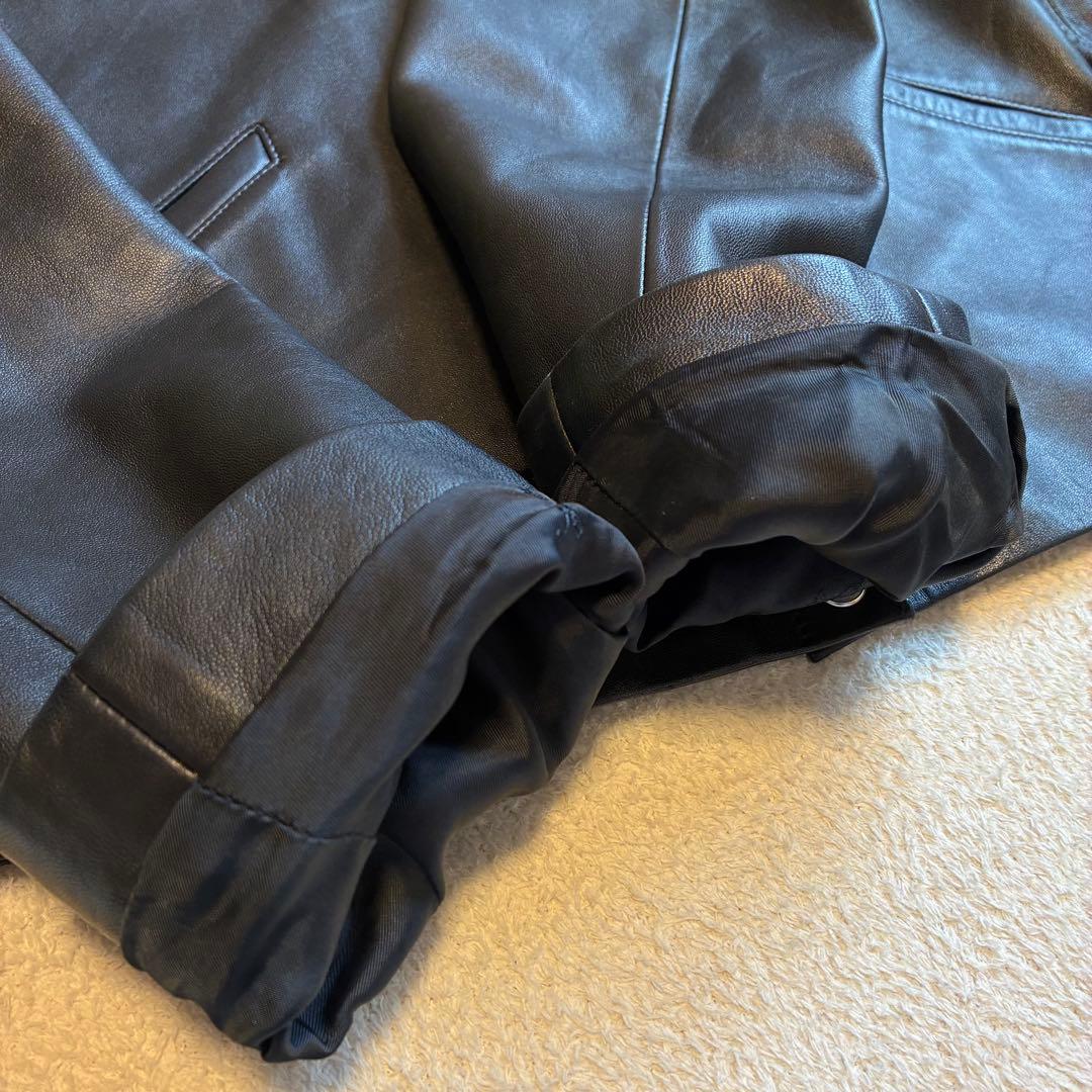 yukichaa　アニエスベー ラムスキン カーディガン プレッション