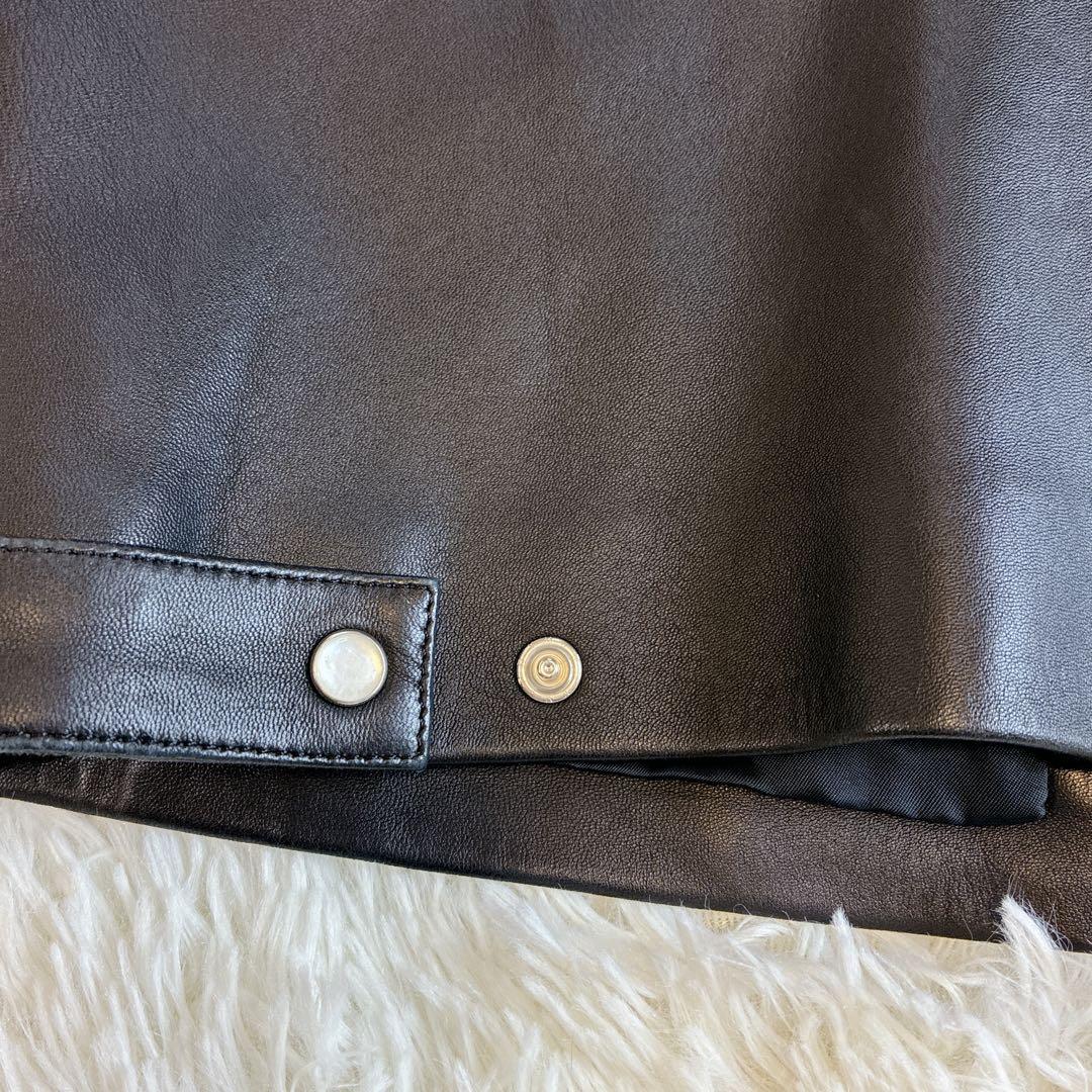 yukichaa　アニエスベー ラムスキン カーディガン プレッション