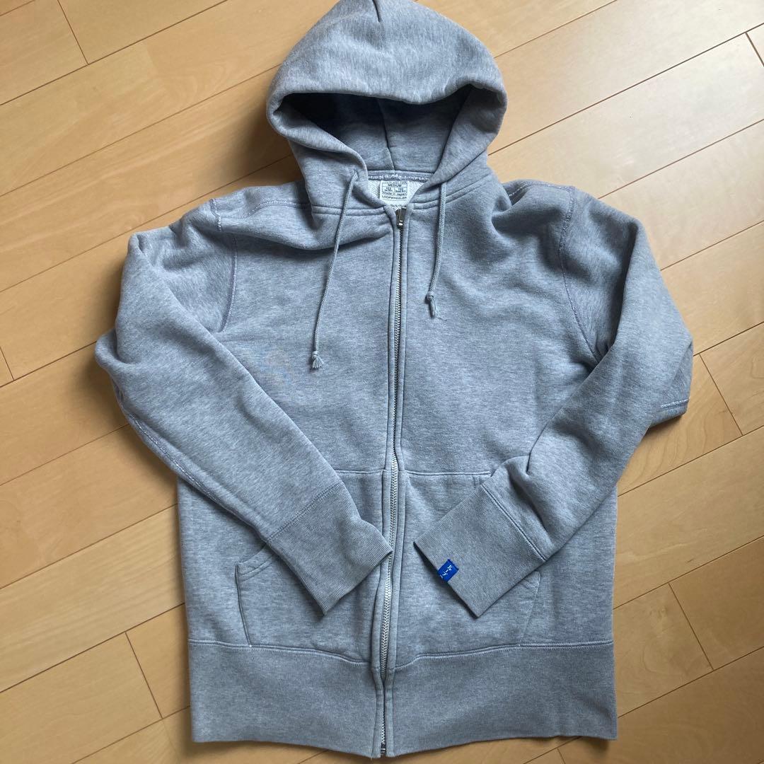 5*6様 ループウィラー LOOPWHEELER LW09 グレー パーカー M