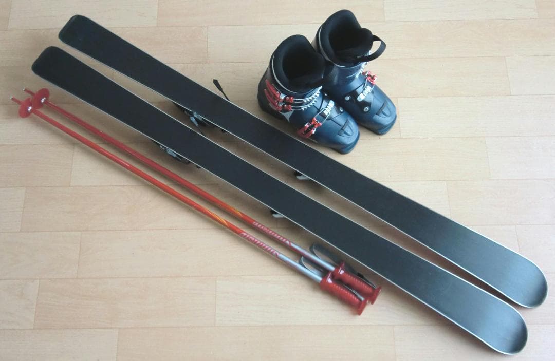 ■■12月・1月限定■送料無料■ジュニアスキーセット■板130靴23-23.5■