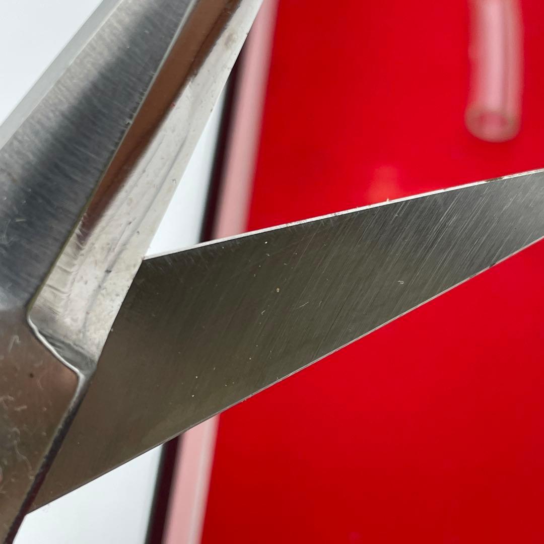 【M38】本革巻　おの義刃物　双刃型　両刃芽切鋏　8インチ　剪定鋏