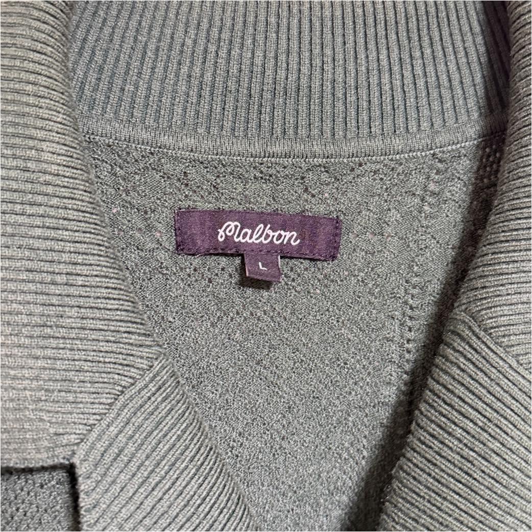 MALBON GOLF RESORT クロシェ ポロシャツ 半袖