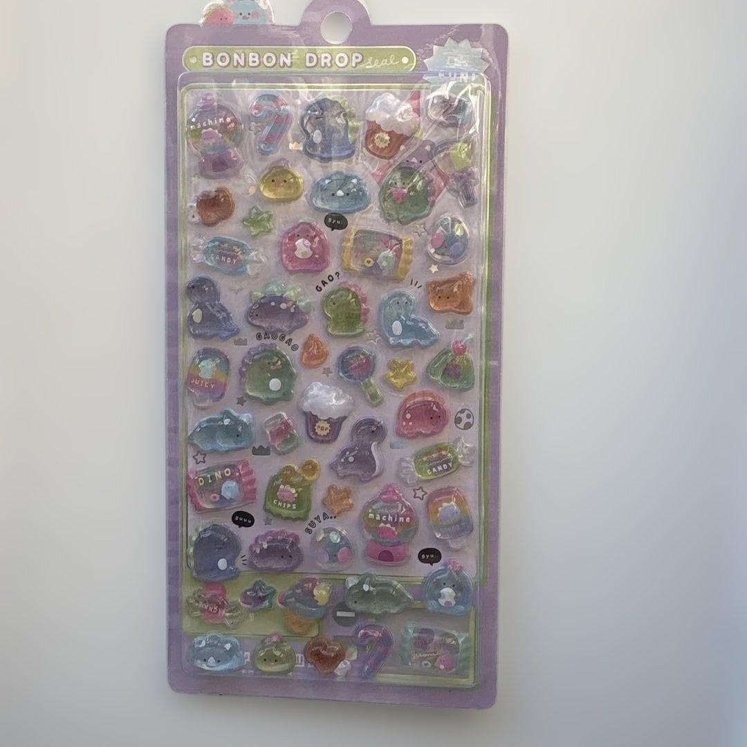 正規品　ボンボンドロップシール　がおがお　ふるーつ　もぐもぐ