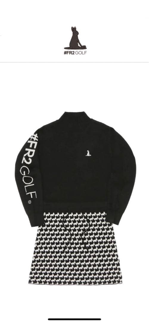 FR2ゴルフ　兎千鳥ワンピース