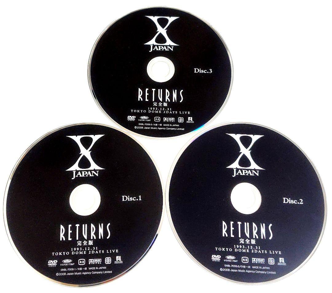 【初回限定生産】 X JAPAN RETURNS 完全版 コレクターズ BOX