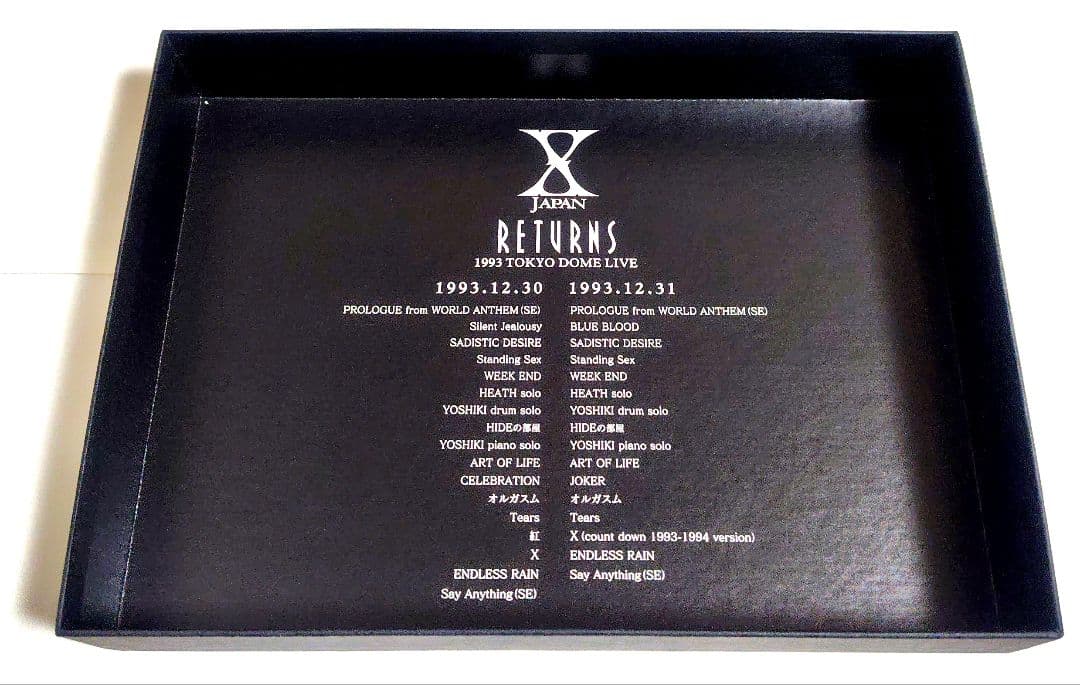【初回限定生産】 X JAPAN RETURNS 完全版 コレクターズ BOX