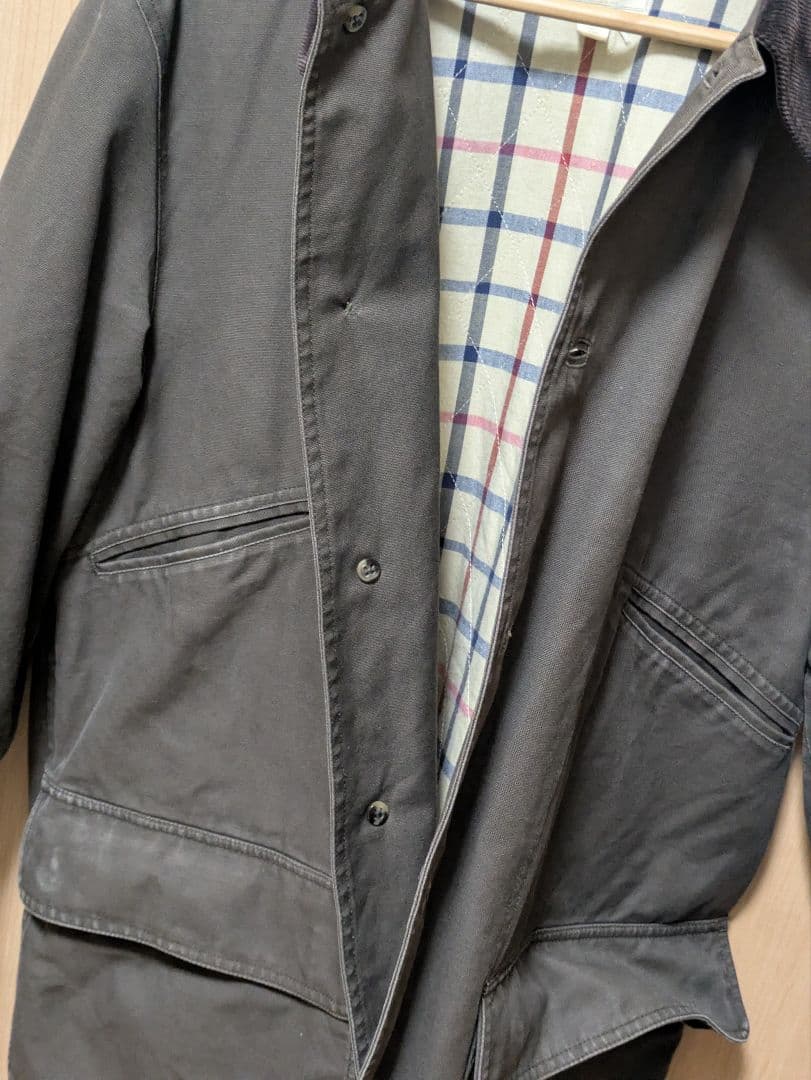 ブルックスブラザーズ ハンティングジャケット 綿100% ブラウン