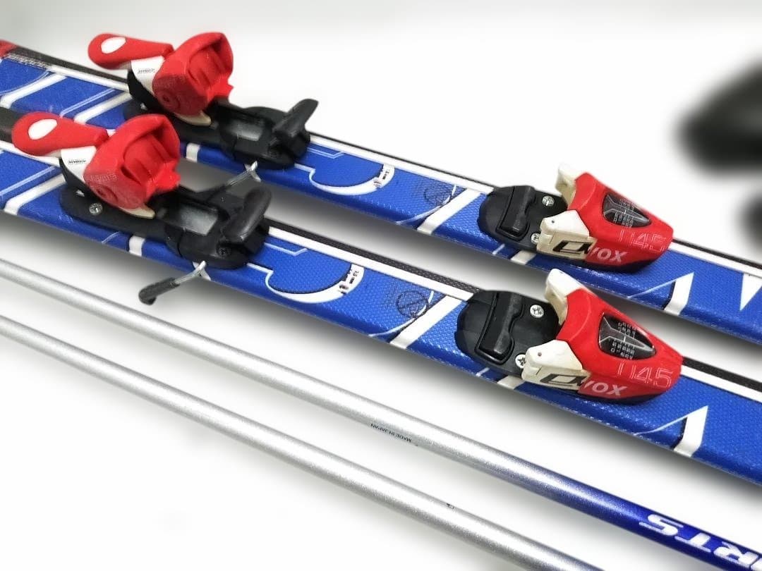 ジュニアスキー4点セット アトミック RACE130cm ドロミテ 23cm