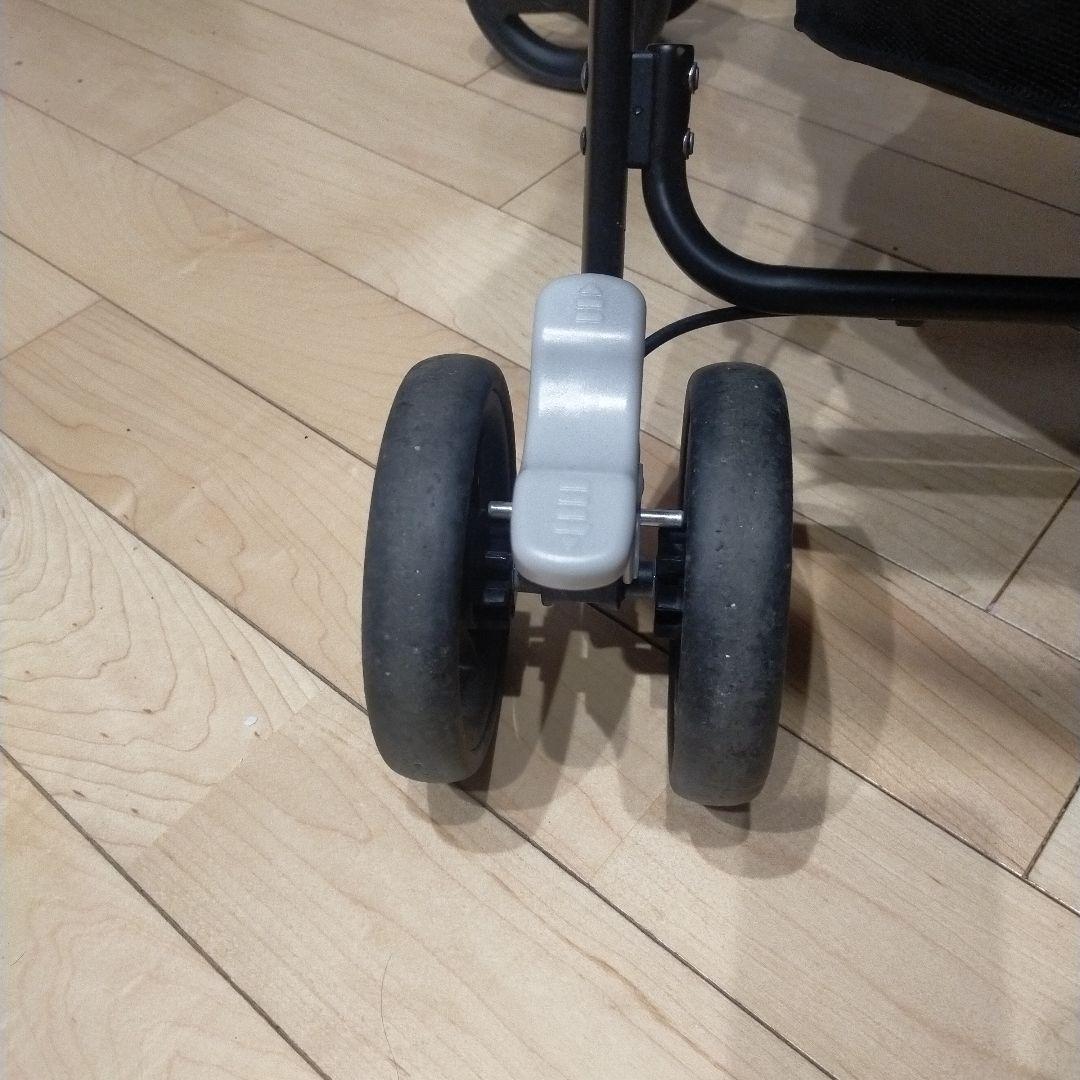 値下 美品 Joie エアツイン 横型2人乗りベビーカー水色ピンク 双子 ツイン