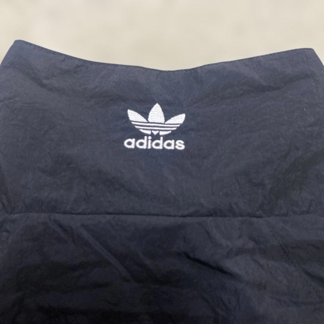 アディダス オリジナルス ビッグトレフォイル ナイロンセットアップ　黒（ L）
