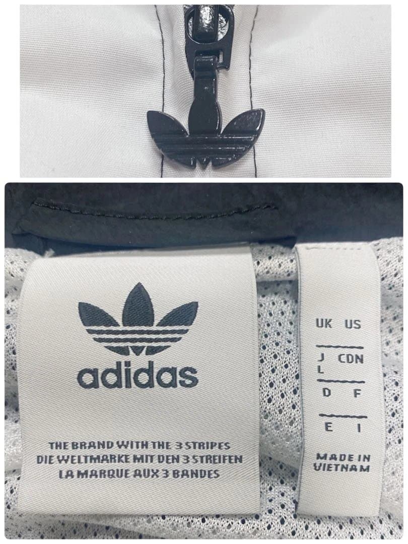 アディダス オリジナルス ビッグトレフォイル ナイロンセットアップ　黒（ L）