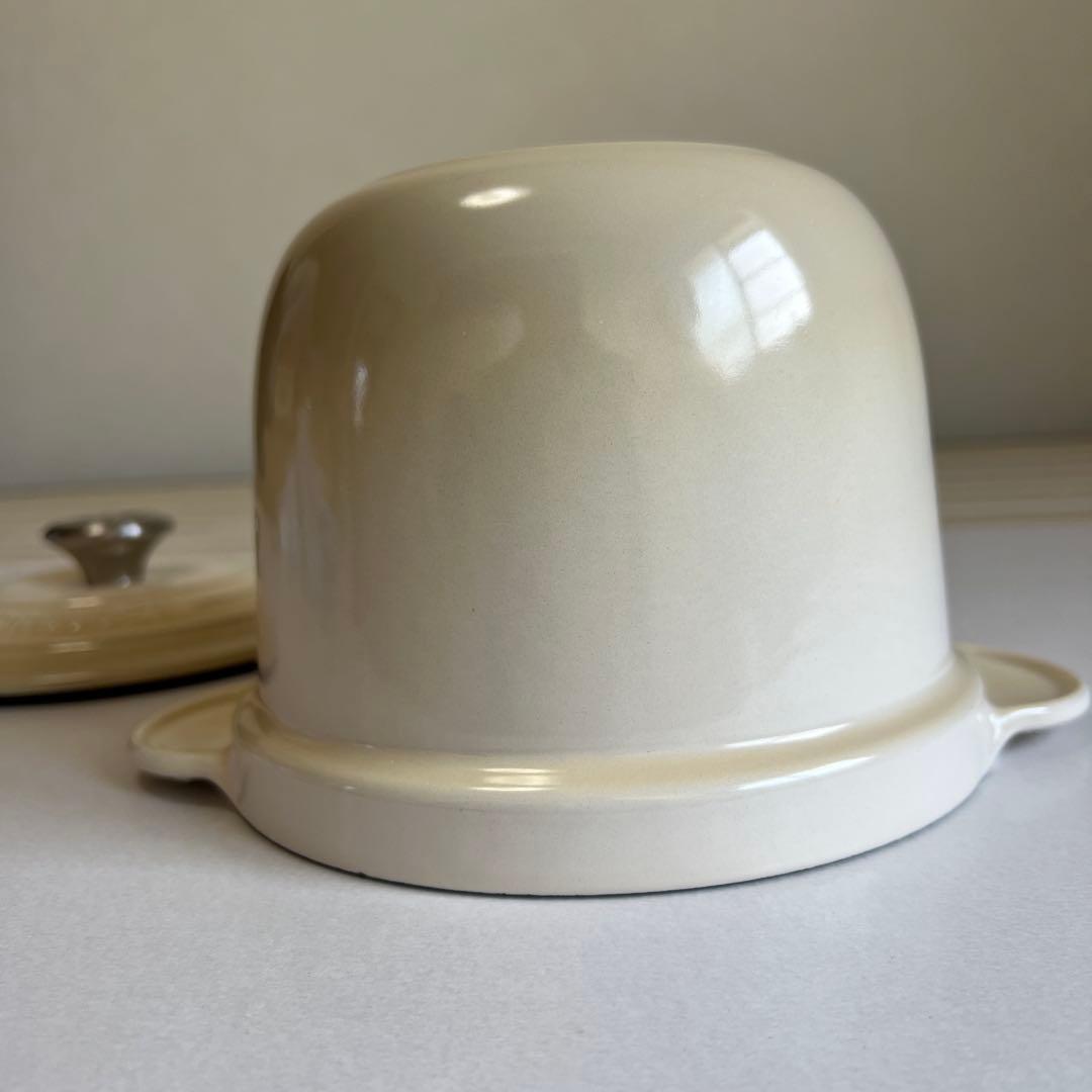 LE CREUSET ル・クルーゼココットエブリィ18cmクリーム色