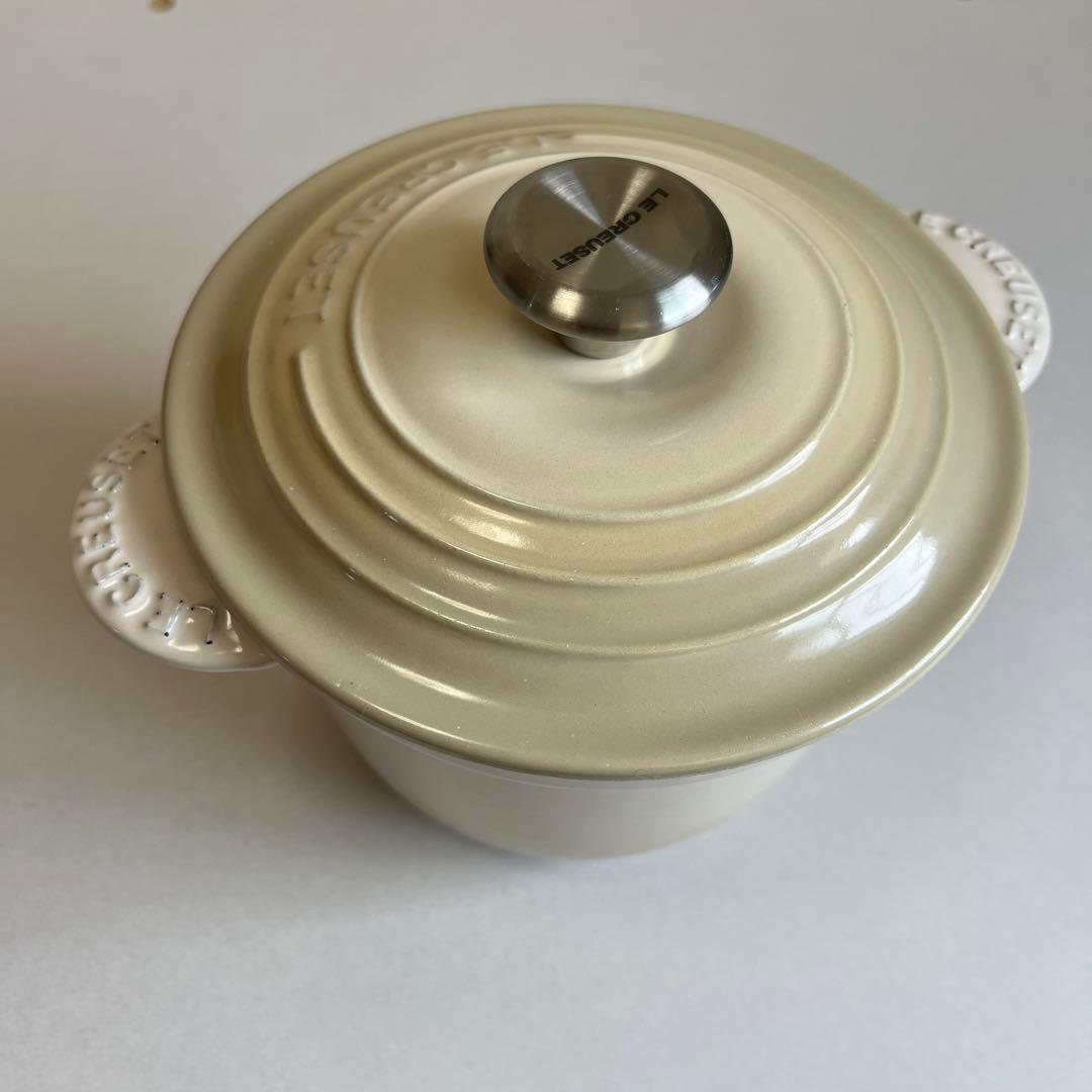 LE CREUSET ル・クルーゼココットエブリィ18cmクリーム色