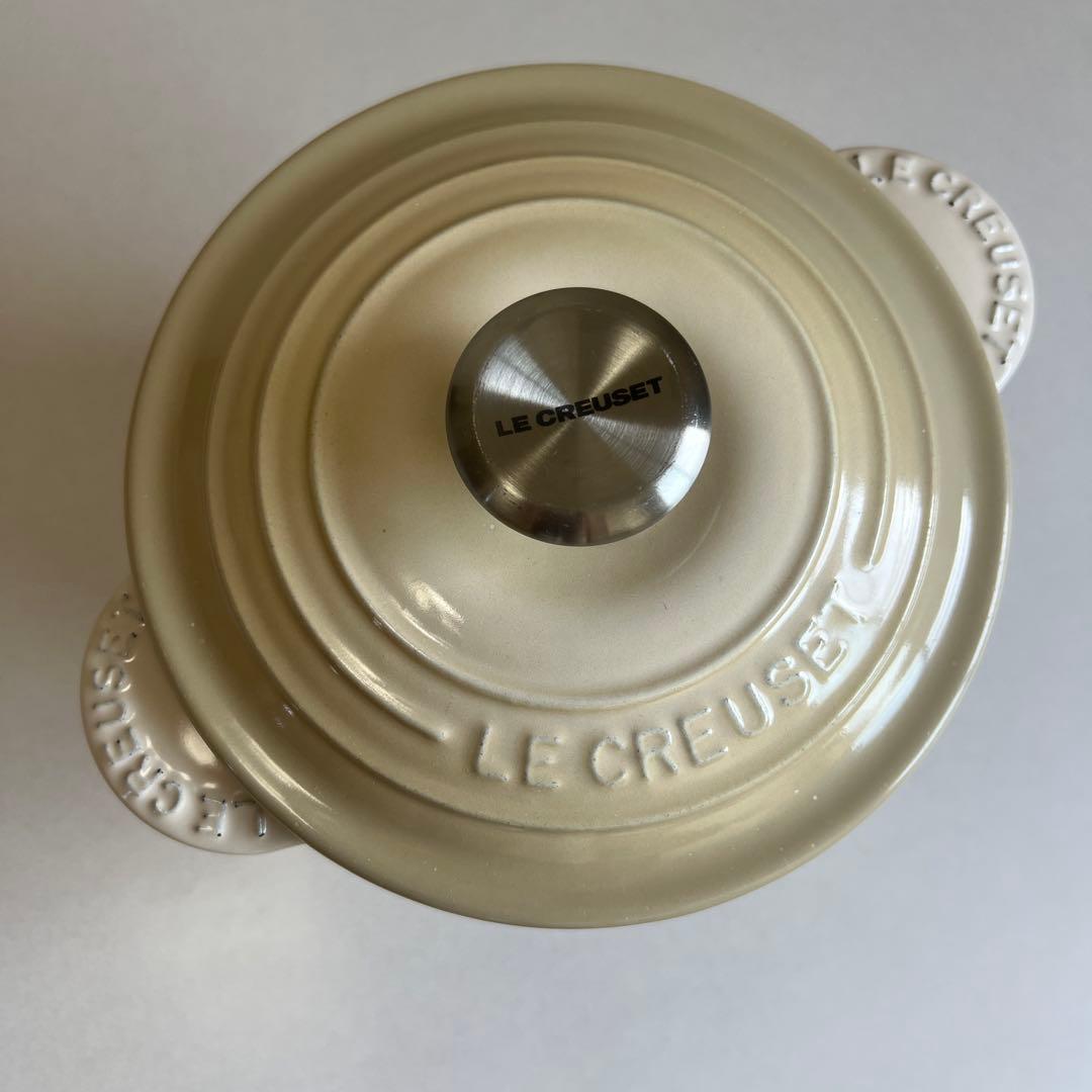 LE CREUSET ル・クルーゼココットエブリィ18cmクリーム色