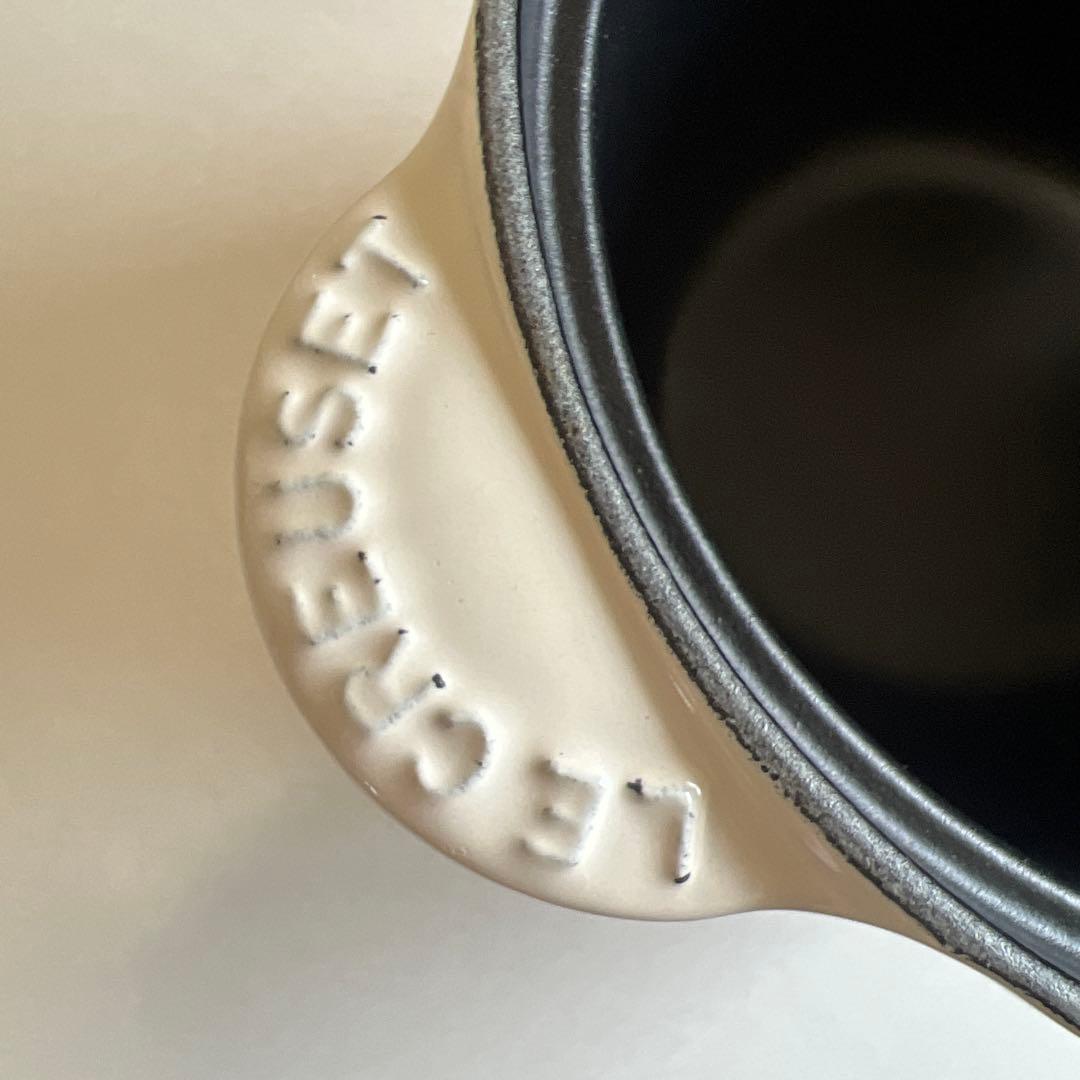 LE CREUSET ル・クルーゼココットエブリィ18cmクリーム色