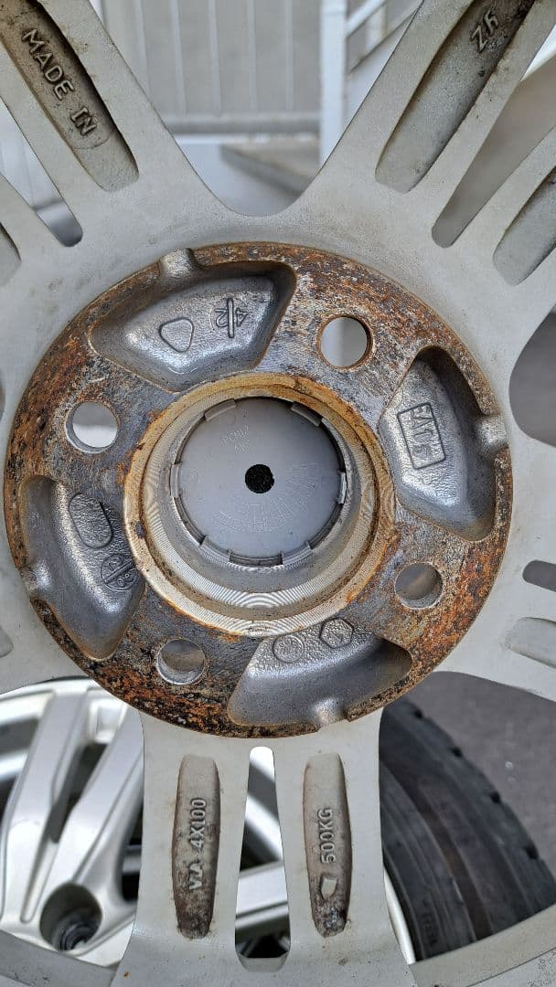 15インチ スタッドレスタイヤ 5本スポークホイール①