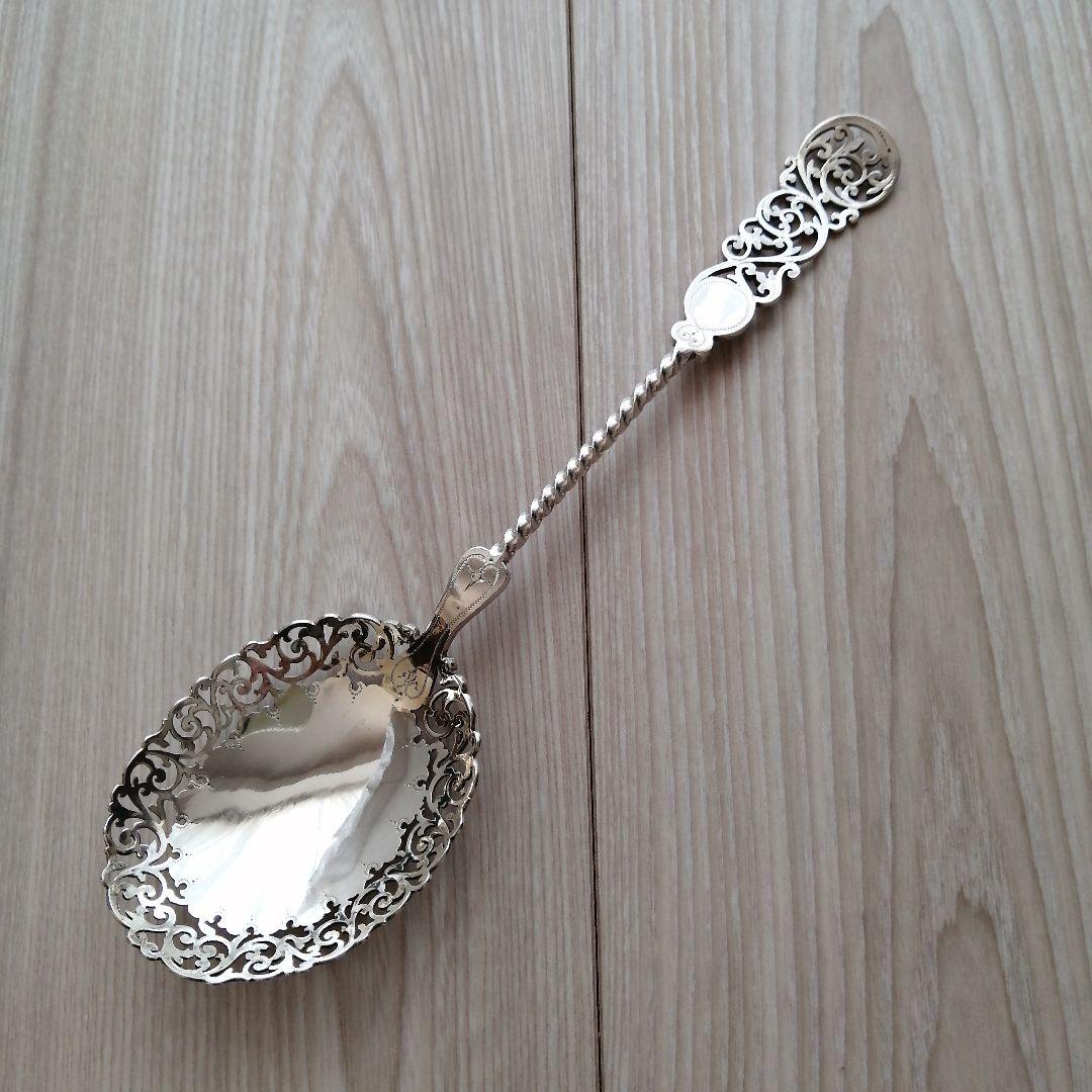 純銀アンティーク　サーバースプーン