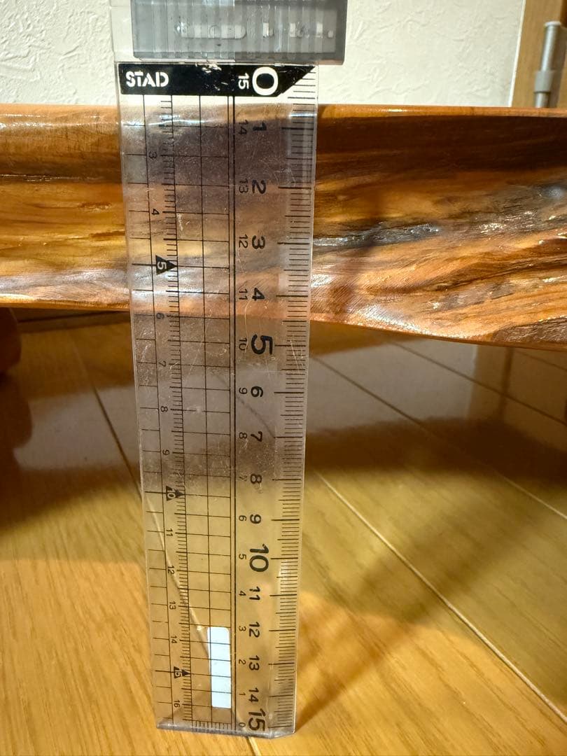 欅製　テーブル　1枚天板　天厚4.5㎝　花台　香炉　飾り台