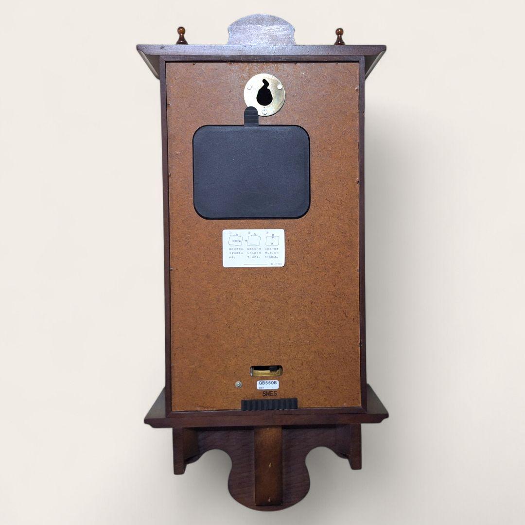 SEIKO QB550B 日本製 ヴィンテージ柱時計 振り子 動作品