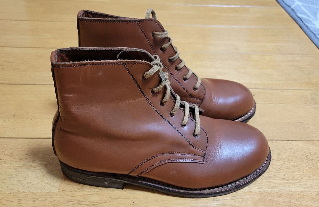 日本軍 陸軍 将校用編上靴 レプリカ 中田商店 靴