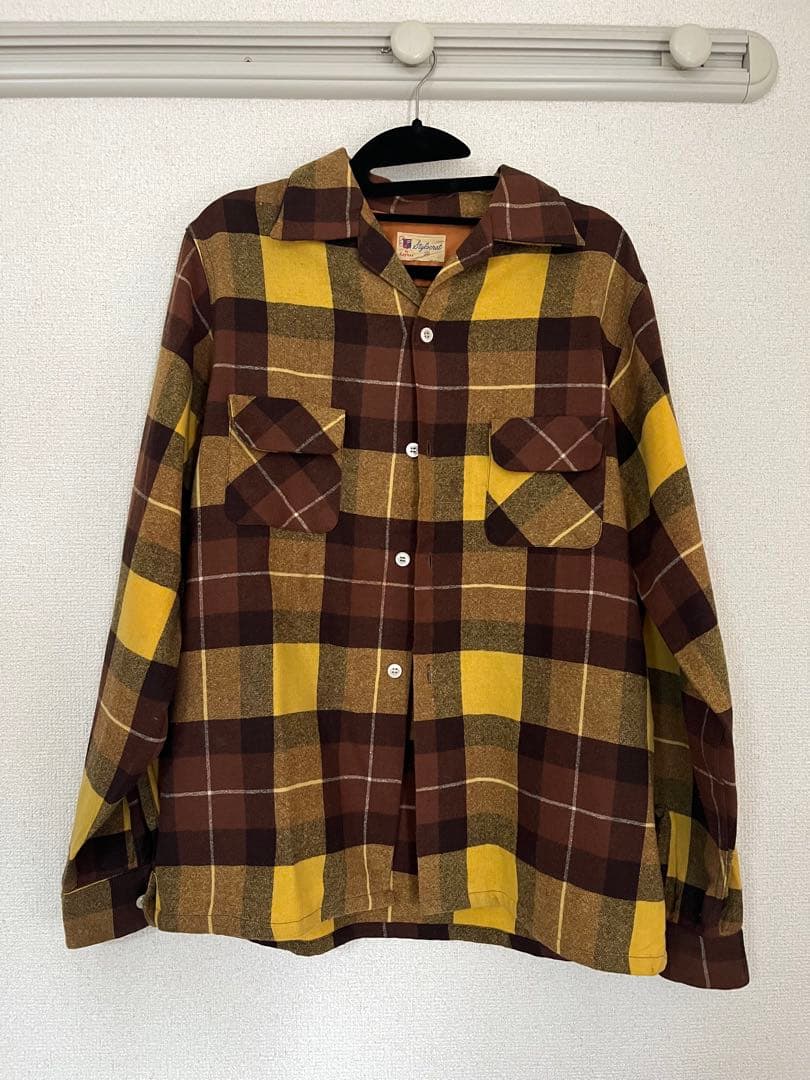 B*t様 vintage 50s 60sウールシャツ　ネルシャツ チェックシャツ