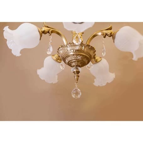 【LED】クラシカル シャンデリア 5灯 グレース II アンティーク 照明