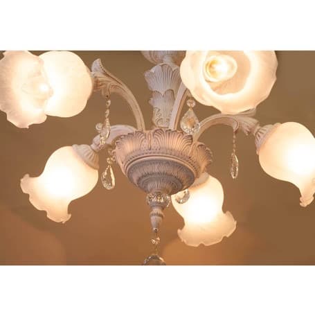 【LED】クラシカル シャンデリア 5灯 グレース II アンティーク 照明