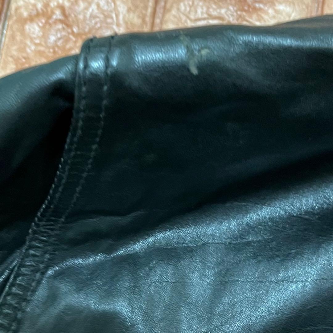 い*し様 DIESEL（ディーゼル）牛革製レザージャケット Mサイズ ブラック