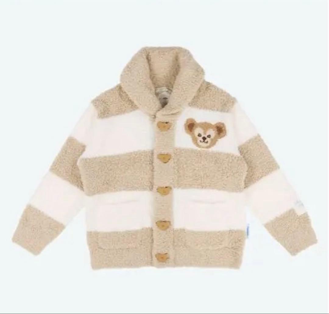 ダッフィー ジェラートピケ カーディガン もこもこ サイズM〜L