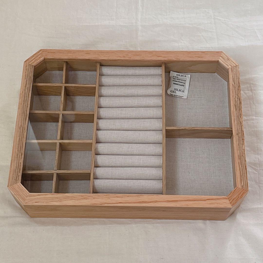 ラスト2点 ꕤ ZARA ウッドジュエリーボックス アクセサリーケース