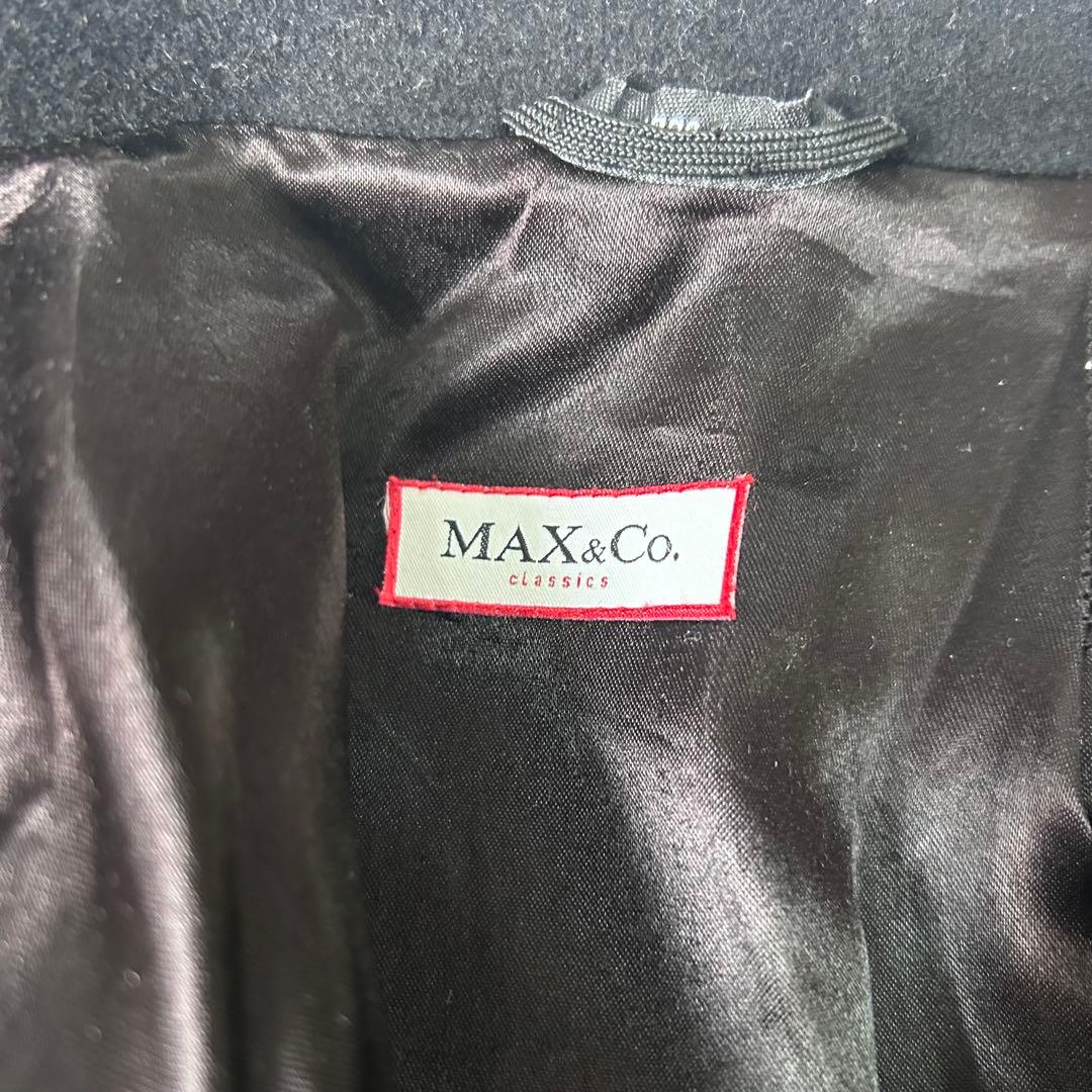 希少サイズ46✨マックスマーラ　マックスアンドコー　アンゴラ　比翼　ロングコート