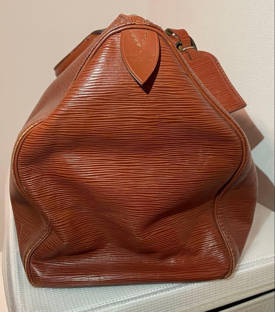 ルイヴィトン・エピレザー ボストンバッグ ブラウン