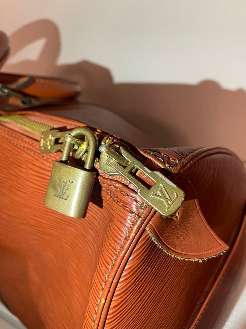 ルイヴィトン・エピレザー ボストンバッグ ブラウン