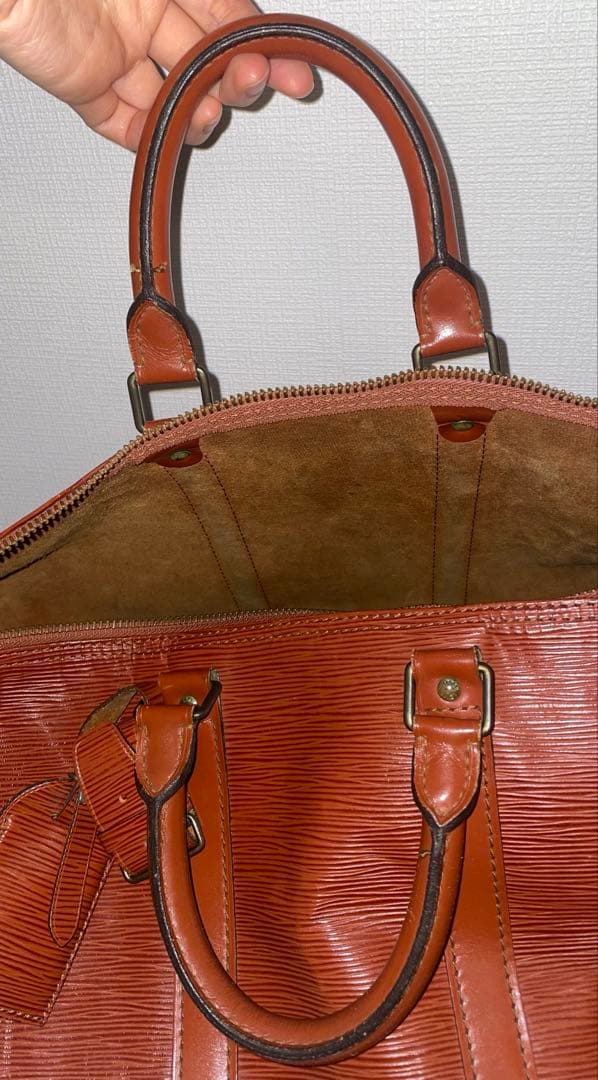 ルイヴィトン・エピレザー ボストンバッグ ブラウン