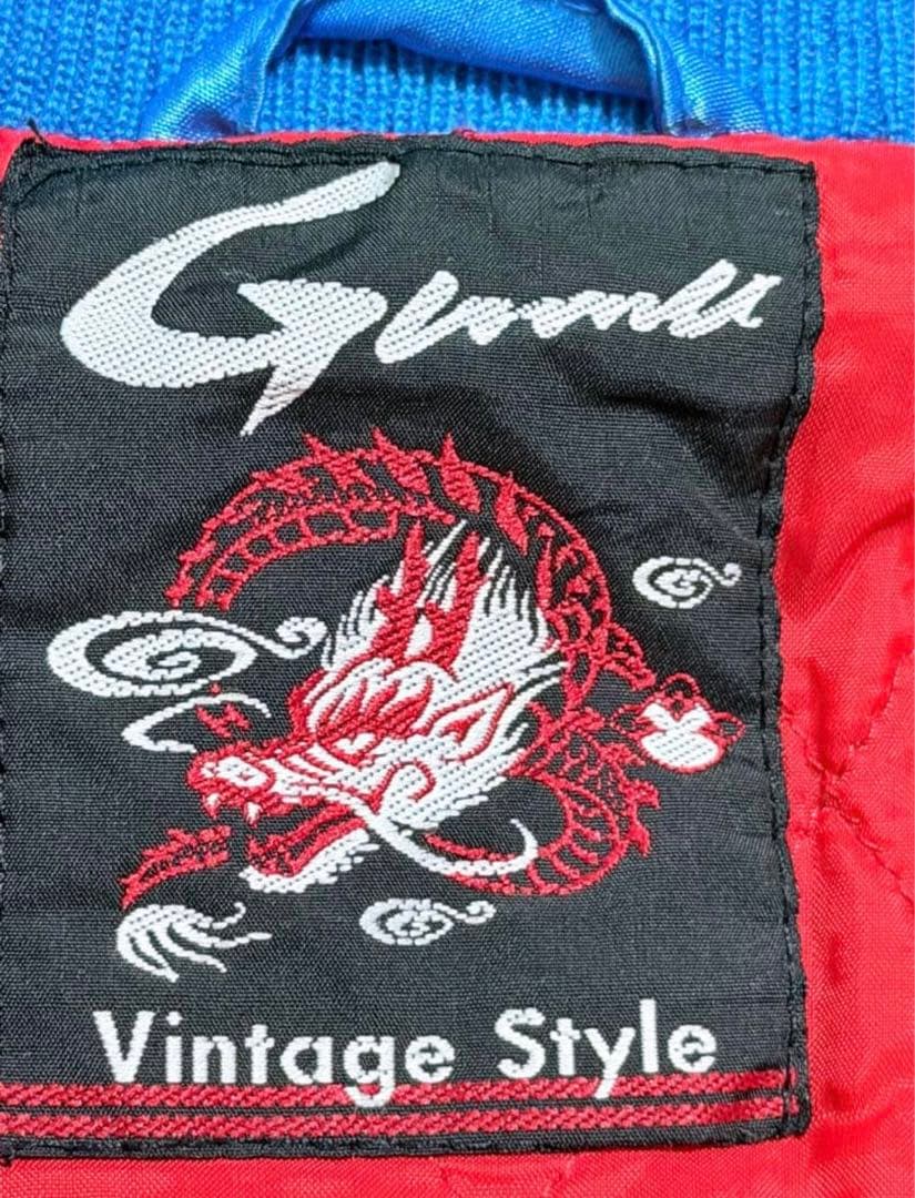 GUMU vintage 虎 鷲 日本限定 スカジャン サテン unisex