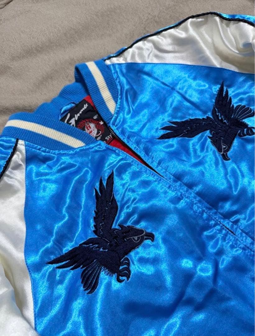 GUMU vintage 虎 鷲 日本限定 スカジャン サテン unisex