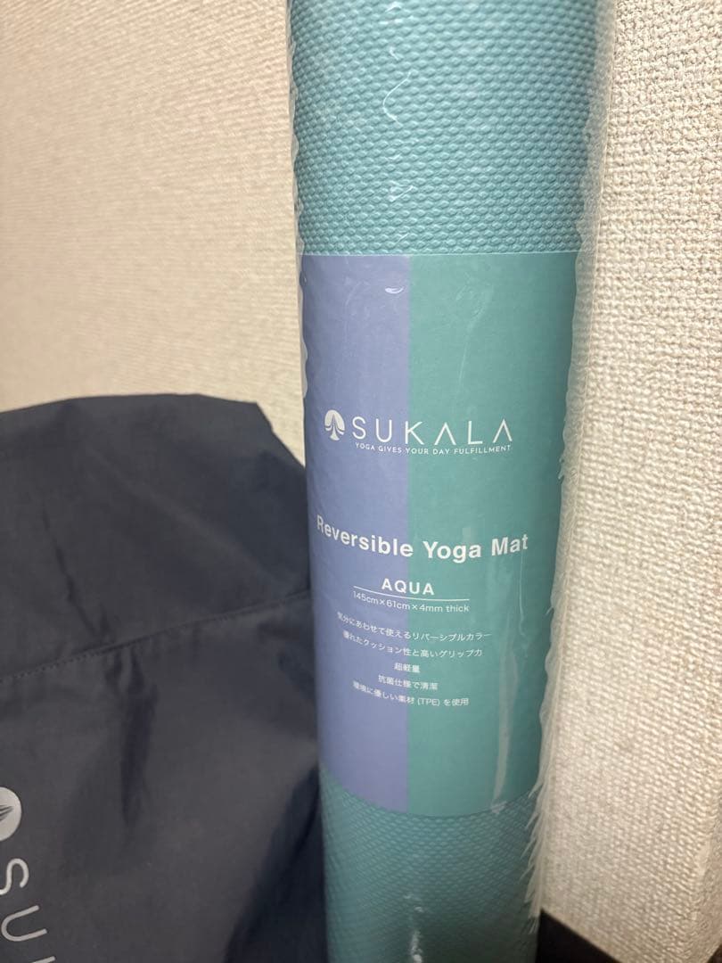 SUKALA リバーシブルヨガマット アクア