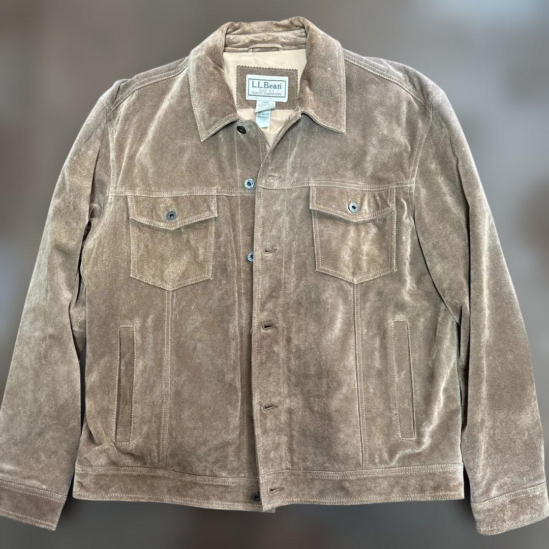 L.L.Bean スエードジャケット ブラウン L