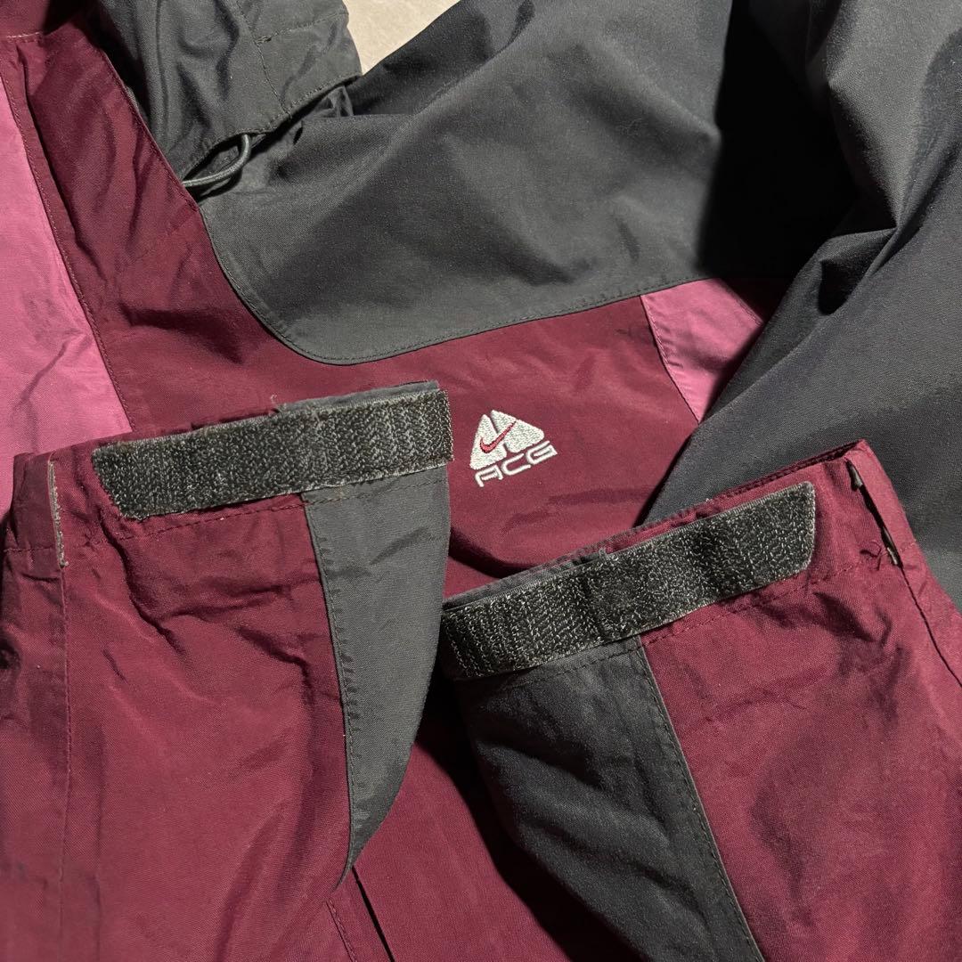 00s NIKE ACG ナイキ　マウンテンパーカー　ナイロンジャケット　小豆色
