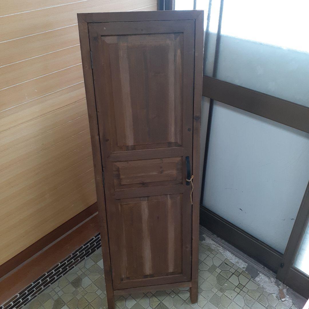 ドア付き姿見鏡　アンティーク