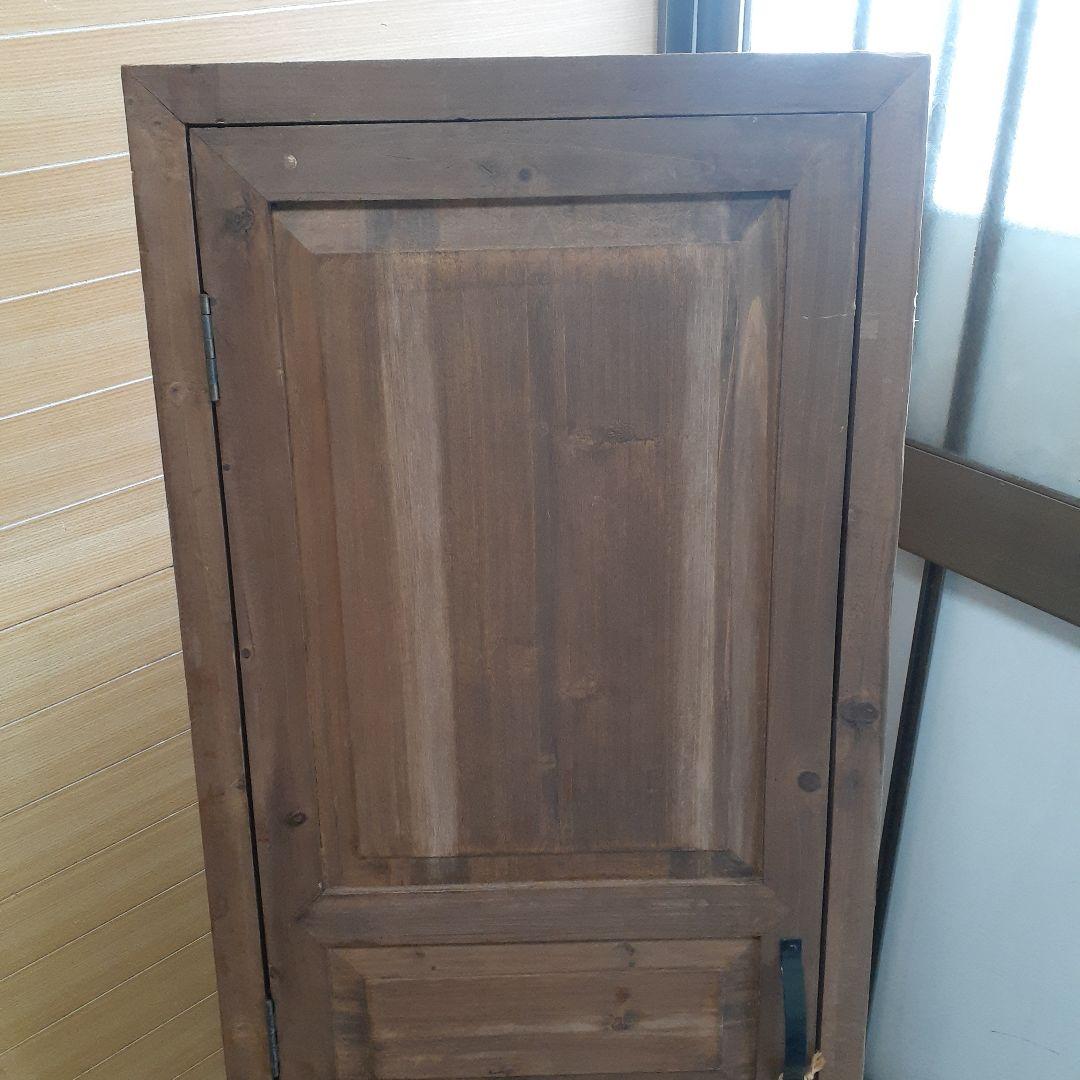 ドア付き姿見鏡　アンティーク