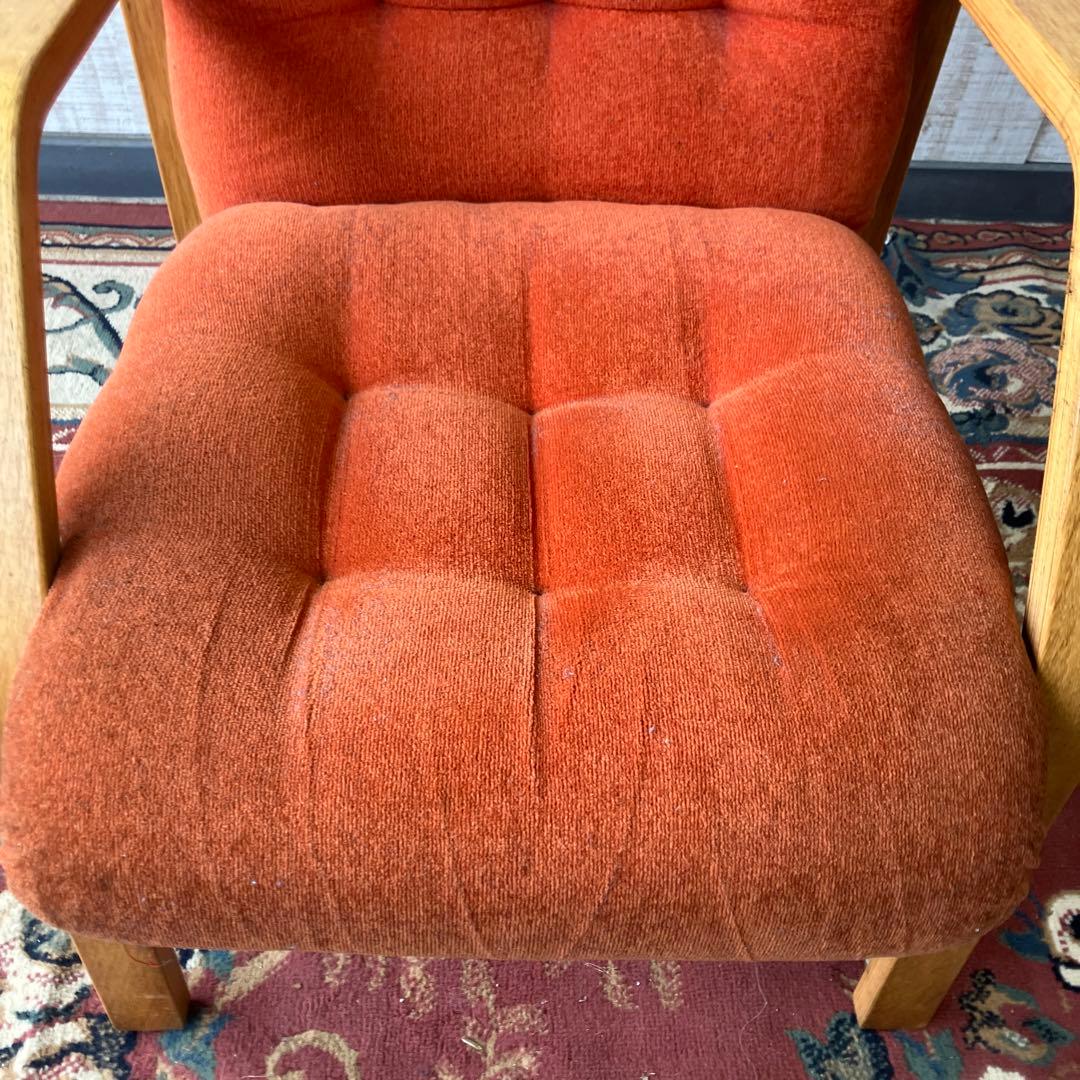 ② 天童木工 プライウッド アームチェア 一人掛けソファー ベントウッドチェアー