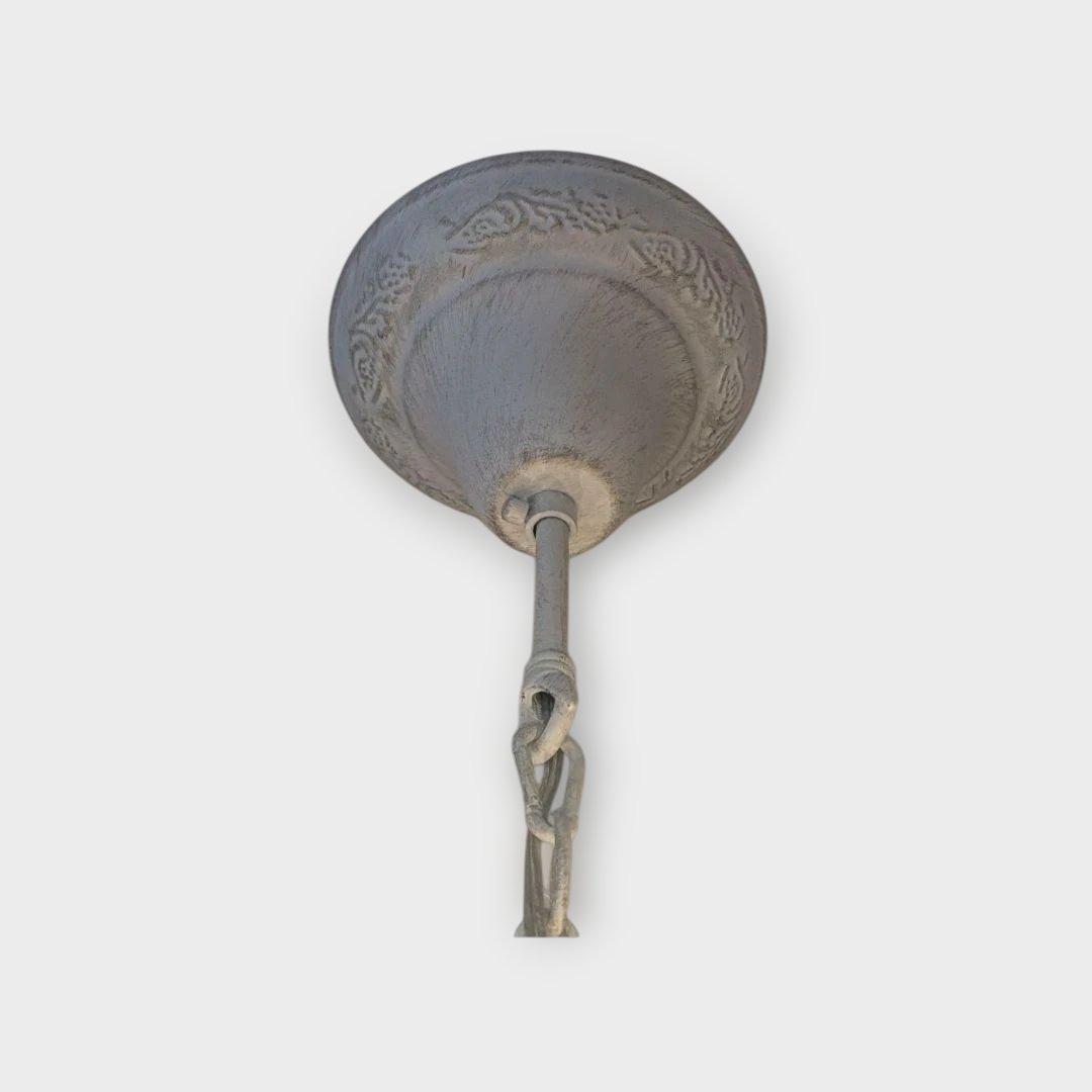 クリスタルガラス　シャンデリア 8灯 ガラス　アンティーク