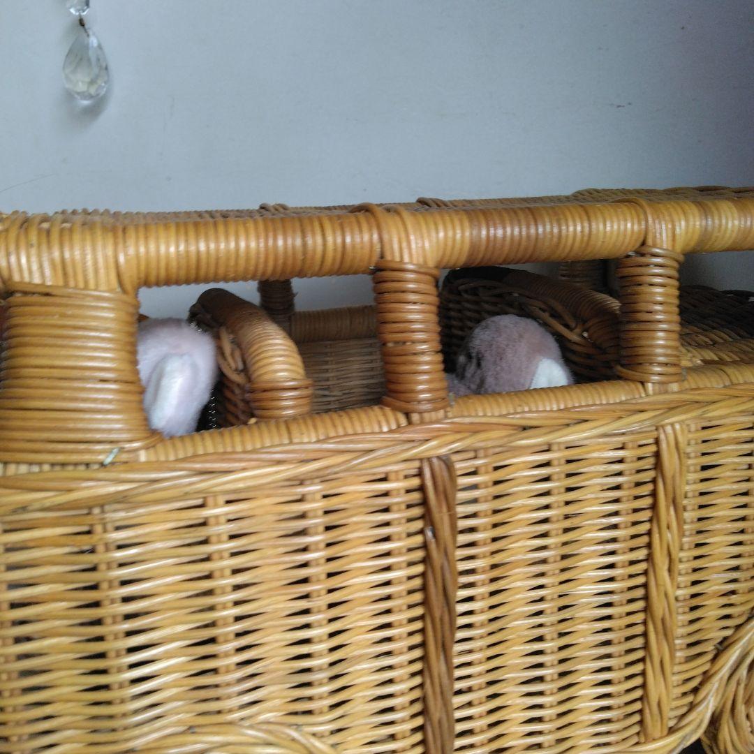 昭和レトロ　ミニ籐 バス インテリア　雑貨　コレクション