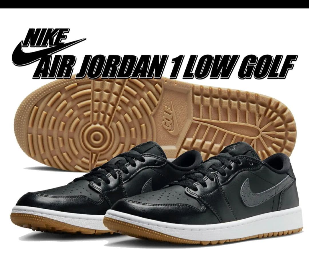NIKE AIR JORDAN 1 LOW GOLF ブラック